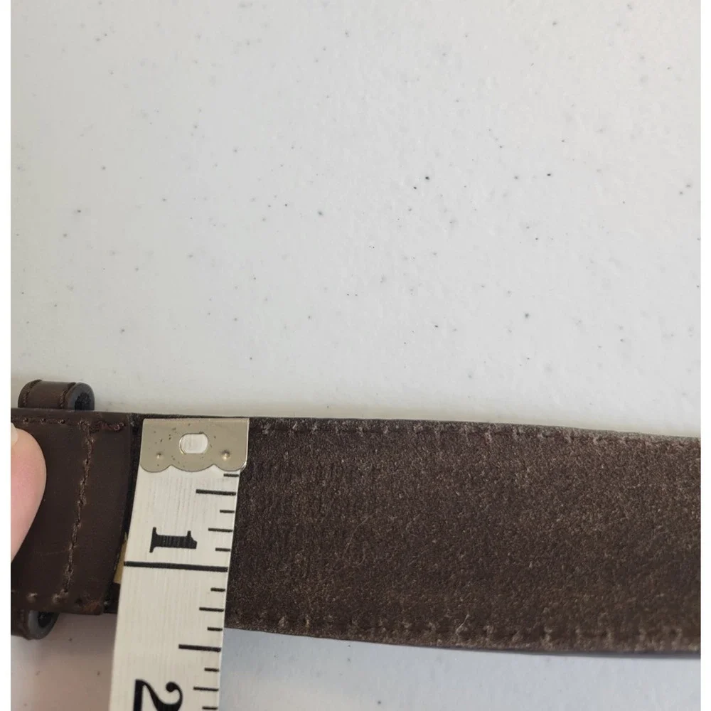 Casual Belt Brown‎ Faux Leather Formal Business Work Office Men's Size XL